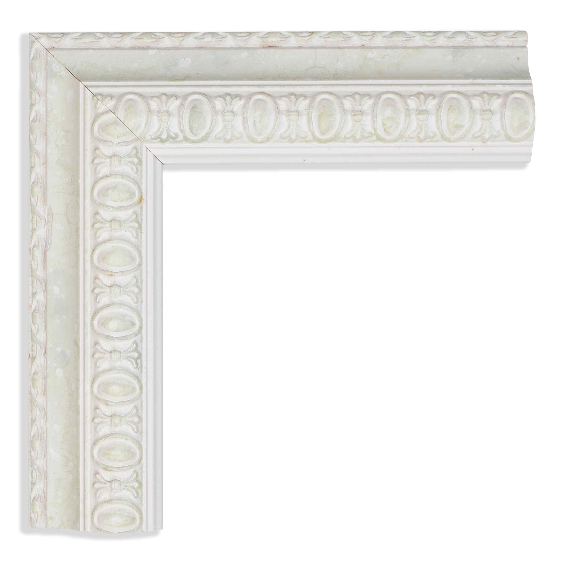 ~DISCONTINUED~ - 2549 - 1-1/2 WHITE W/LT.GRN PANEL