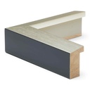 5148 - 1-1/8"  STREAKED SILVER CAP