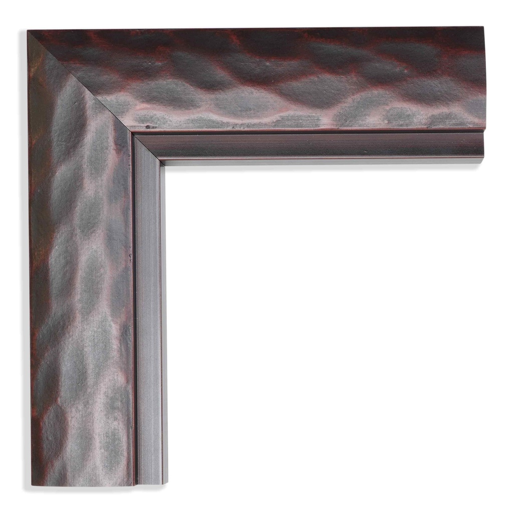 5157 - 1-3/4"  HAMMERED MAHOGANY