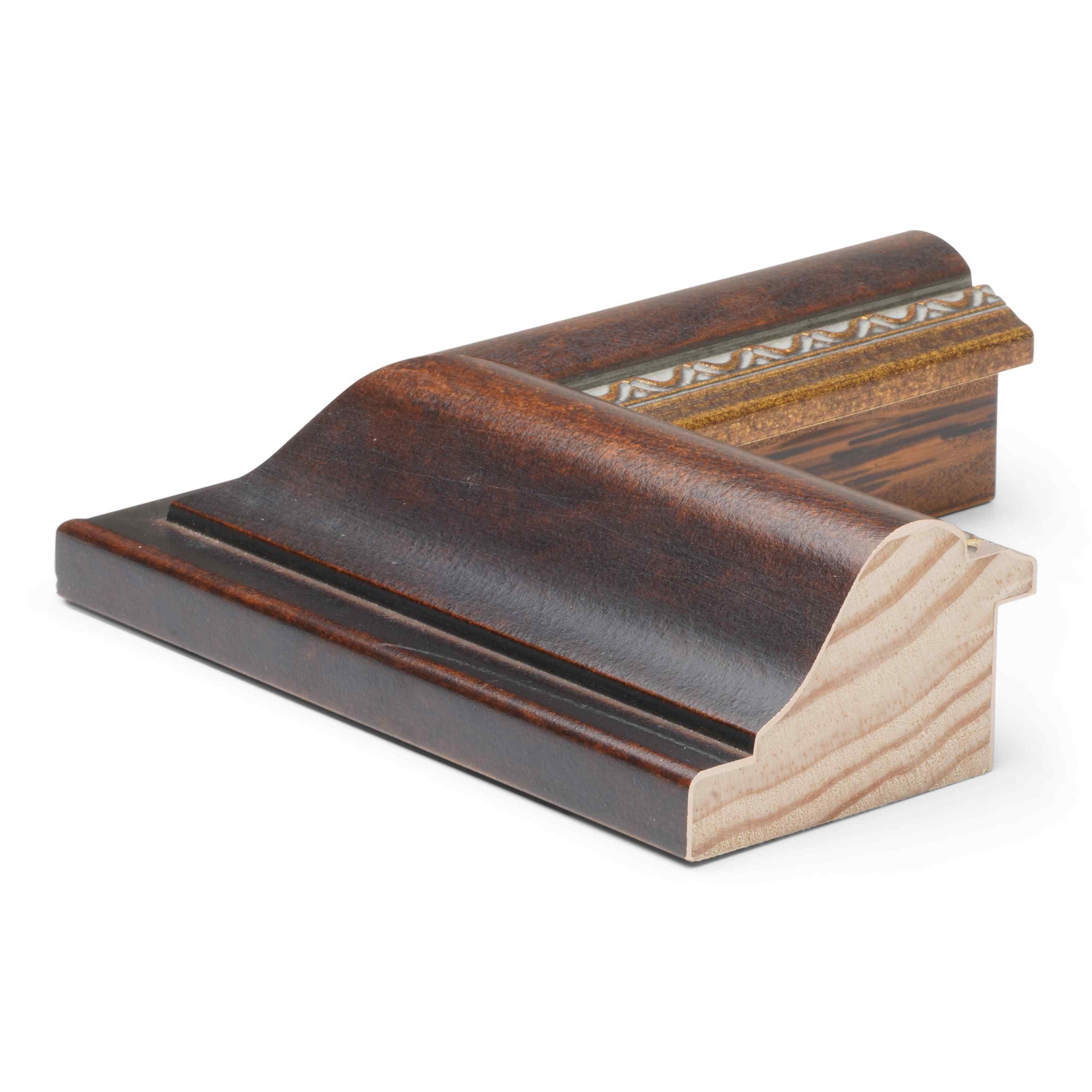 ~CLOSEOUT~ 2578 - 2-3/4" ANT. BROWN/GOLD ORN. LIP