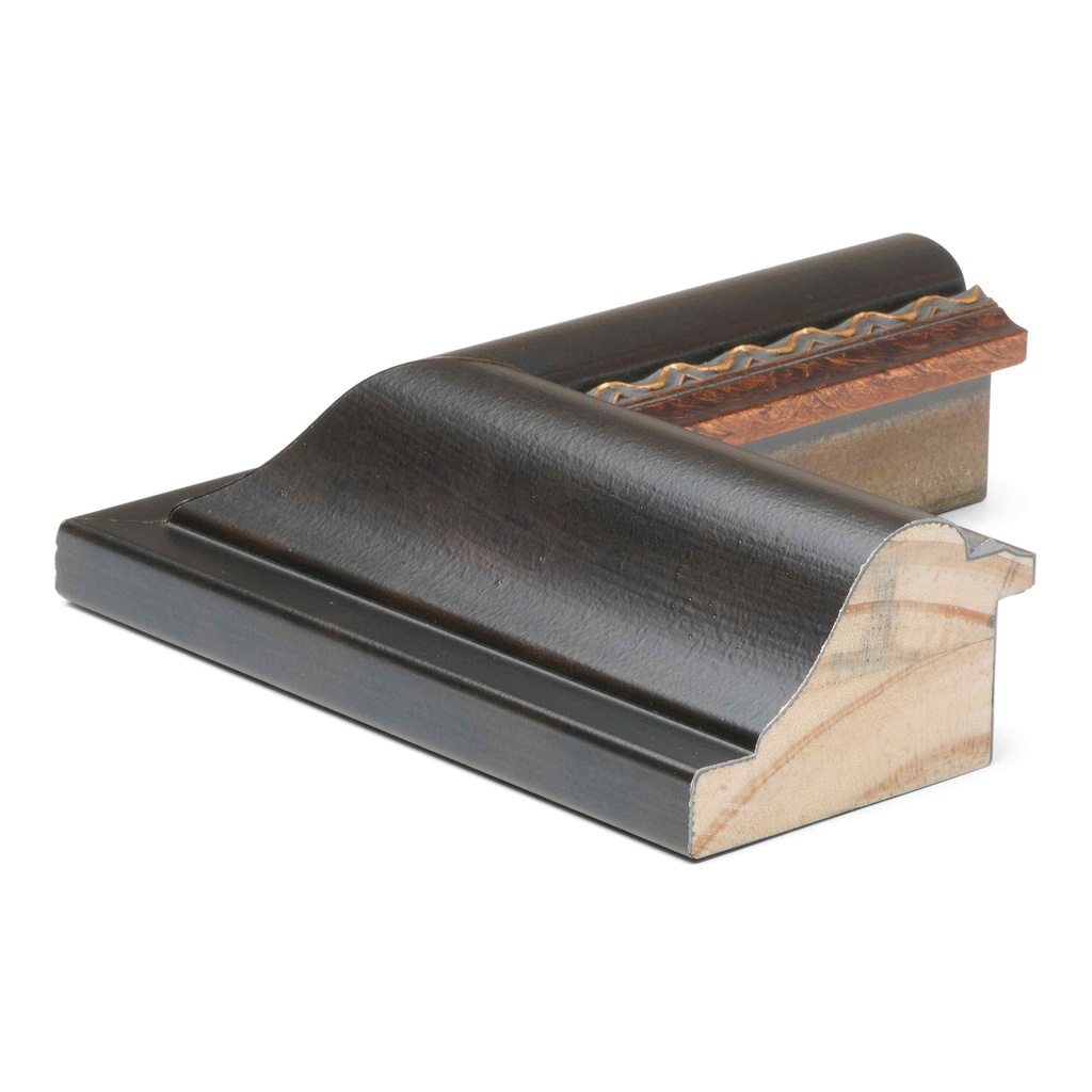 2579 - 2-3/4 ANT. BLK/GLD ORN. LIP