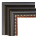 2579 - 2-3/4 ANT. BLK/GLD ORN. LIP
