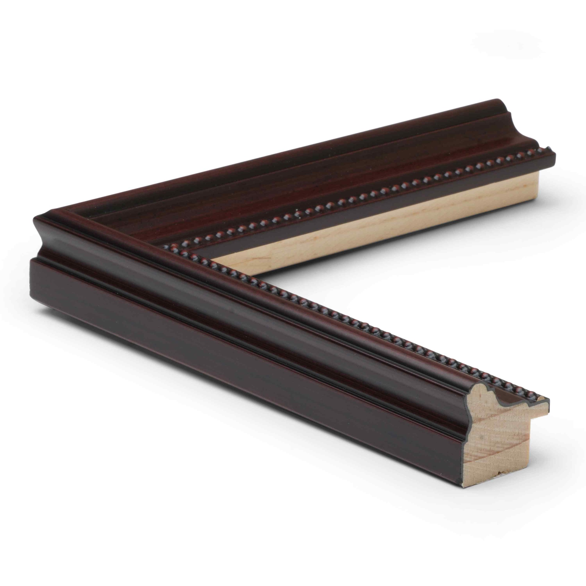 M34-24 - 1" MAHOGANY W/ BEADED LIP