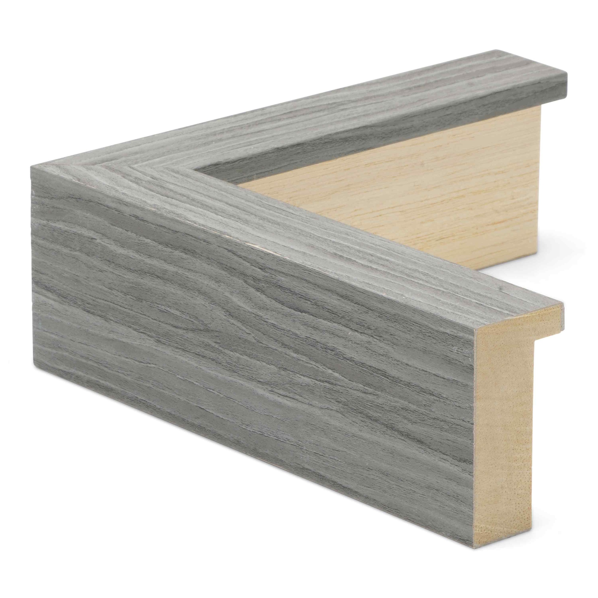 M240-78 - 1" GREY WOODGRAIN SHADOWBOX