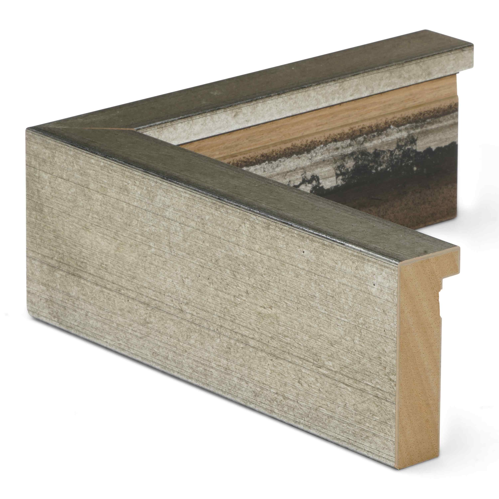 ~CLOSEOUT~ 2595 - 1" ANT. SILVER SHADOWBOX