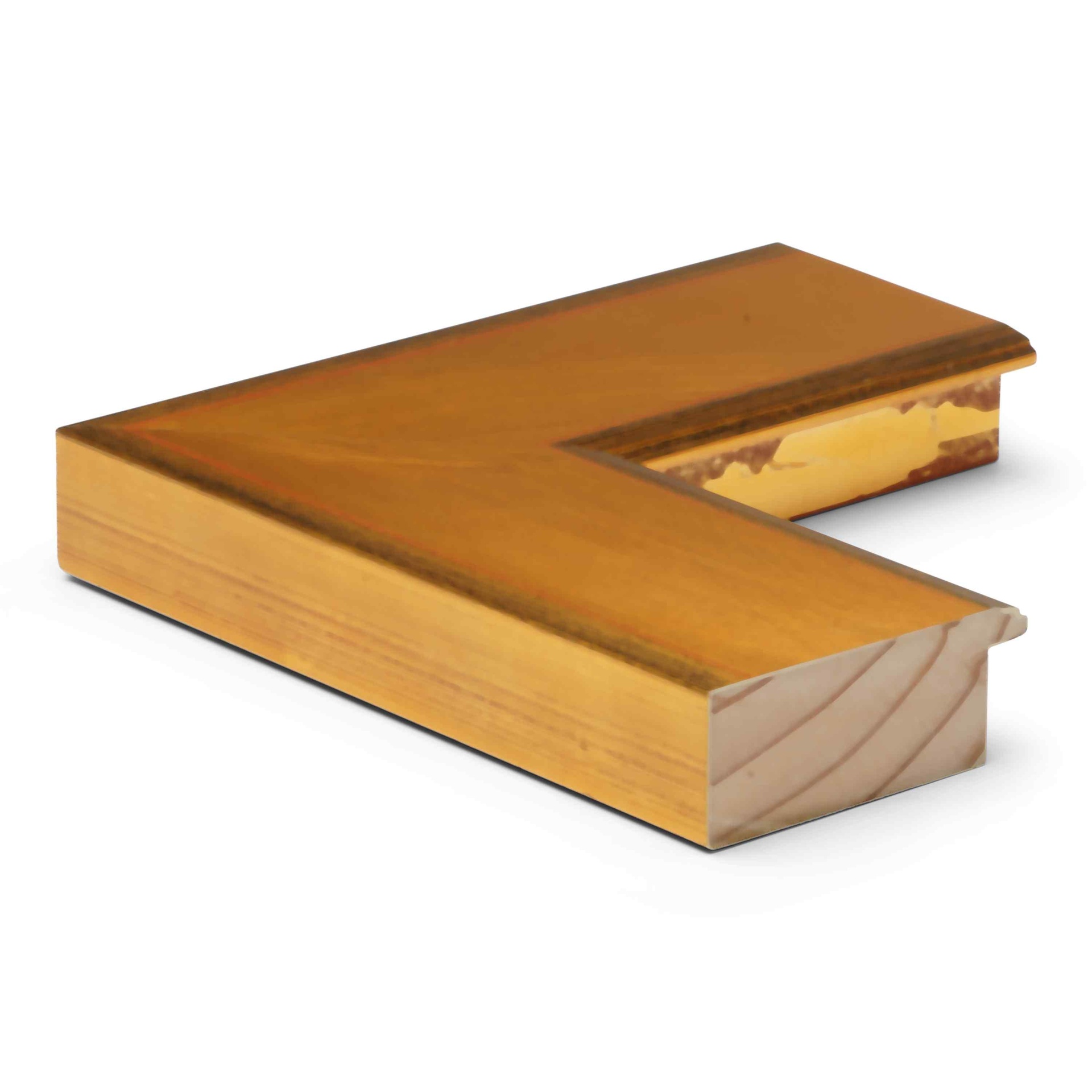 ~DISCONTINUED~ - 2606 - 2-1/2 GOLD W/BLK STREAKS