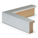 M330-73 - 1" TRUE SILVER SHADOWBOX