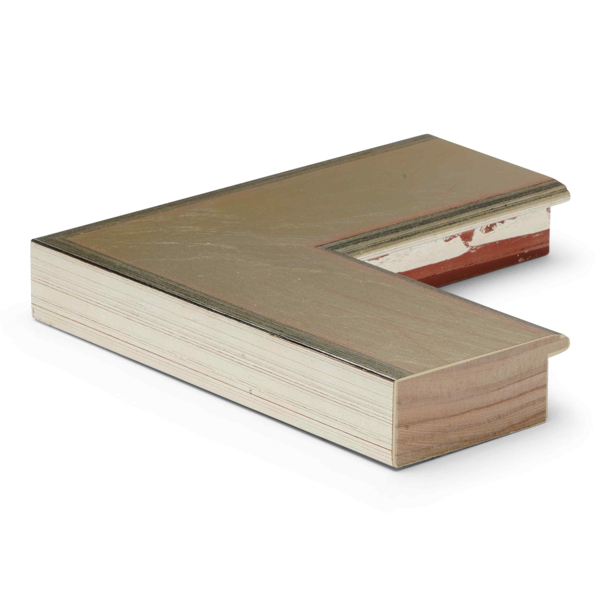 ~CLOSEOUT~ - 2607 - 2-1/2  SILVER W/ BLK.STREAKS