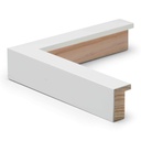 M432-02 7/8" WHITE LACQUER