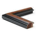 M705-21 - 1-1/2"  WALNUT & BLACK