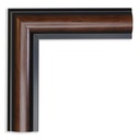 M705-21 - 1-1/2"  WALNUT & BLACK