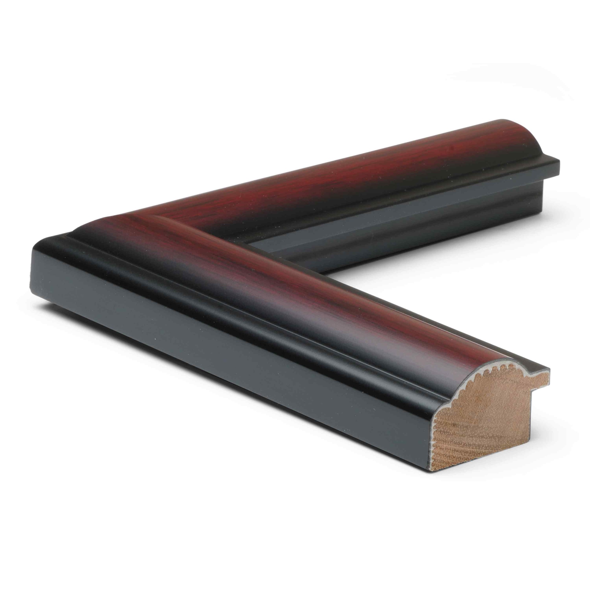 ~DISCONTINUED~ M705-24 - 1-1/2" MAHOGANY & BLACK