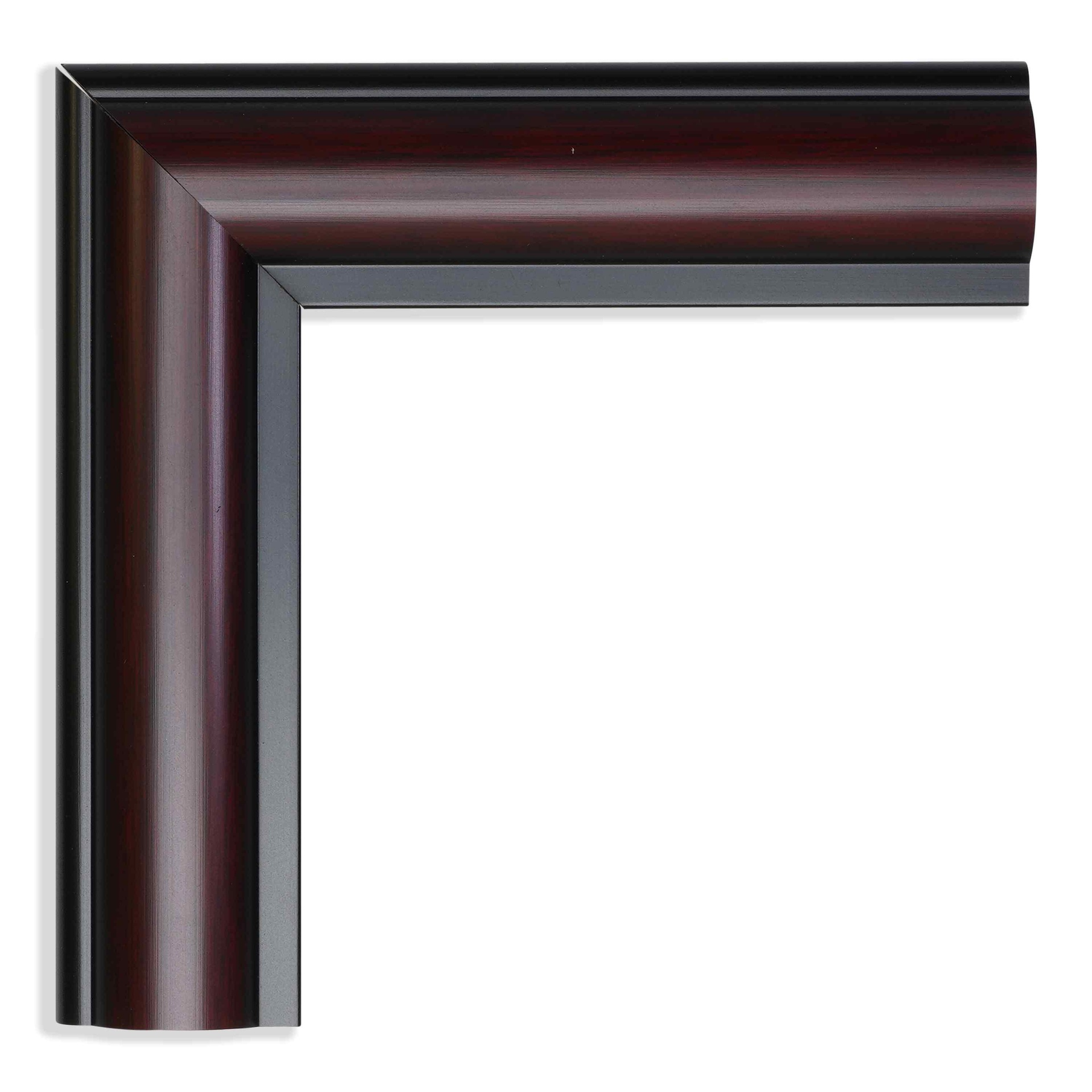 ~DISCONTINUED~ M705-24 - 1-1/2" MAHOGANY & BLACK