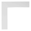 M41-22 - 1-1/4"  SATIN WHITE