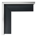 M317-73 1-3/4" SKINNY SILVER FLOAT.