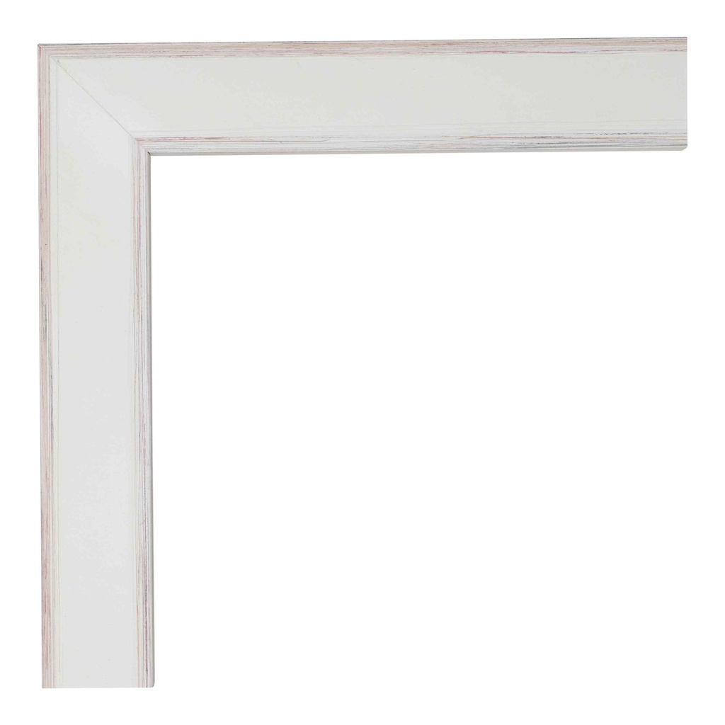 M330-12 - 1" WHT/RED LINE SHADOWBOX