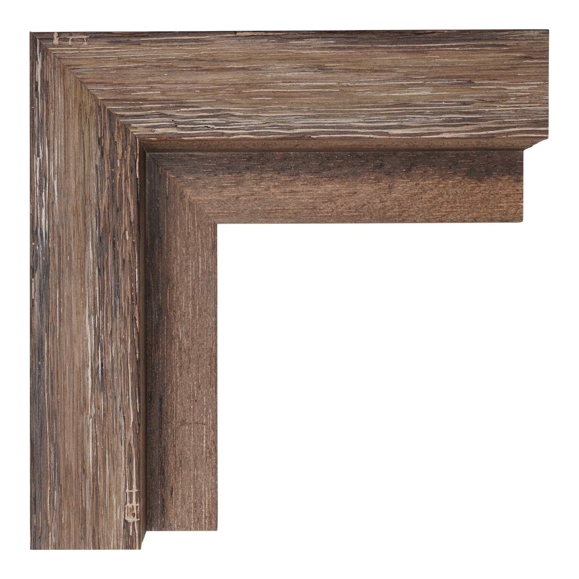 M361-121 - 1-5/8" DEEP LIGHT BROWN BARNWOOD FLOATER