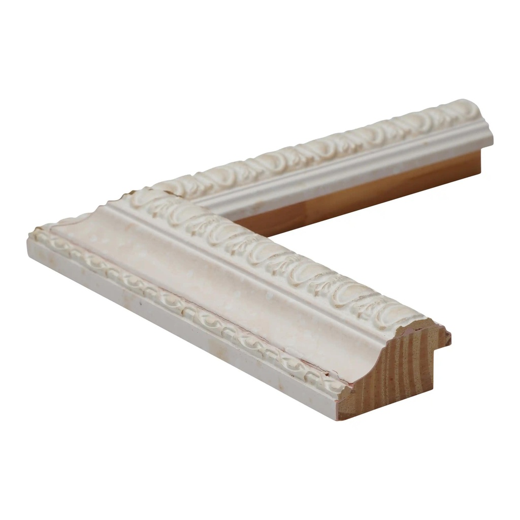 *CLOSEOUT* - 2547 - 1-1/2 WHT W/PINK PANEL (FL)