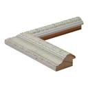 *CLOSEOUT* - 2549 - 1-1/2 WHITE W/LT.GRN PANEL