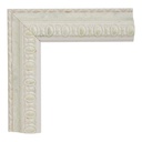 *CLOSEOUT* - 2549 - 1-1/2 WHITE W/LT.GRN PANEL