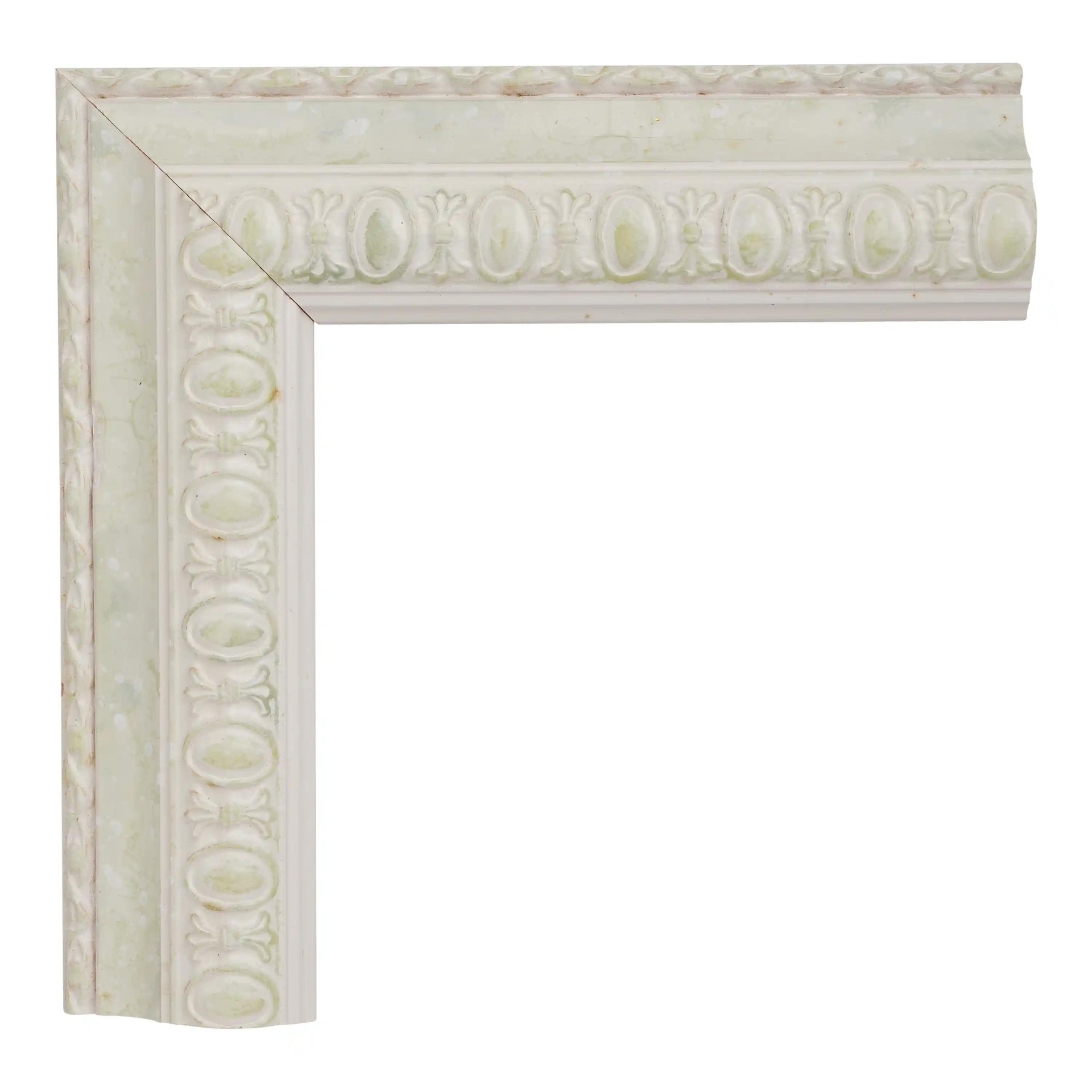 ~DISCONTINUED~ - 2549 - 1-1/2 WHITE W/LT.GRN PANEL