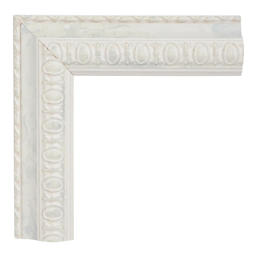 *CLOSEOUT* - 2550 - 1-1/2 WHITE W/ LT.BLUE PANEL