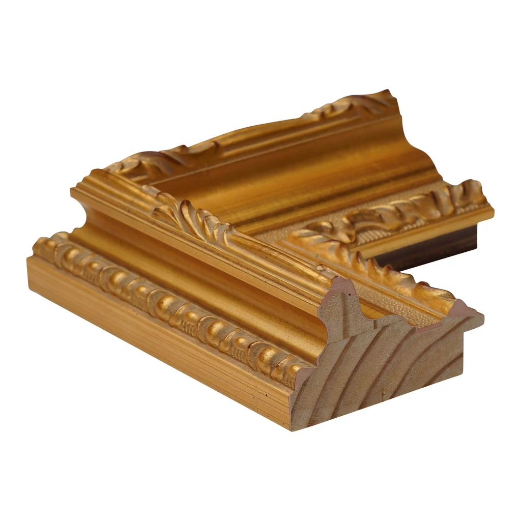 2566 - 3-1/4  LIGHT GOLD ORNATE