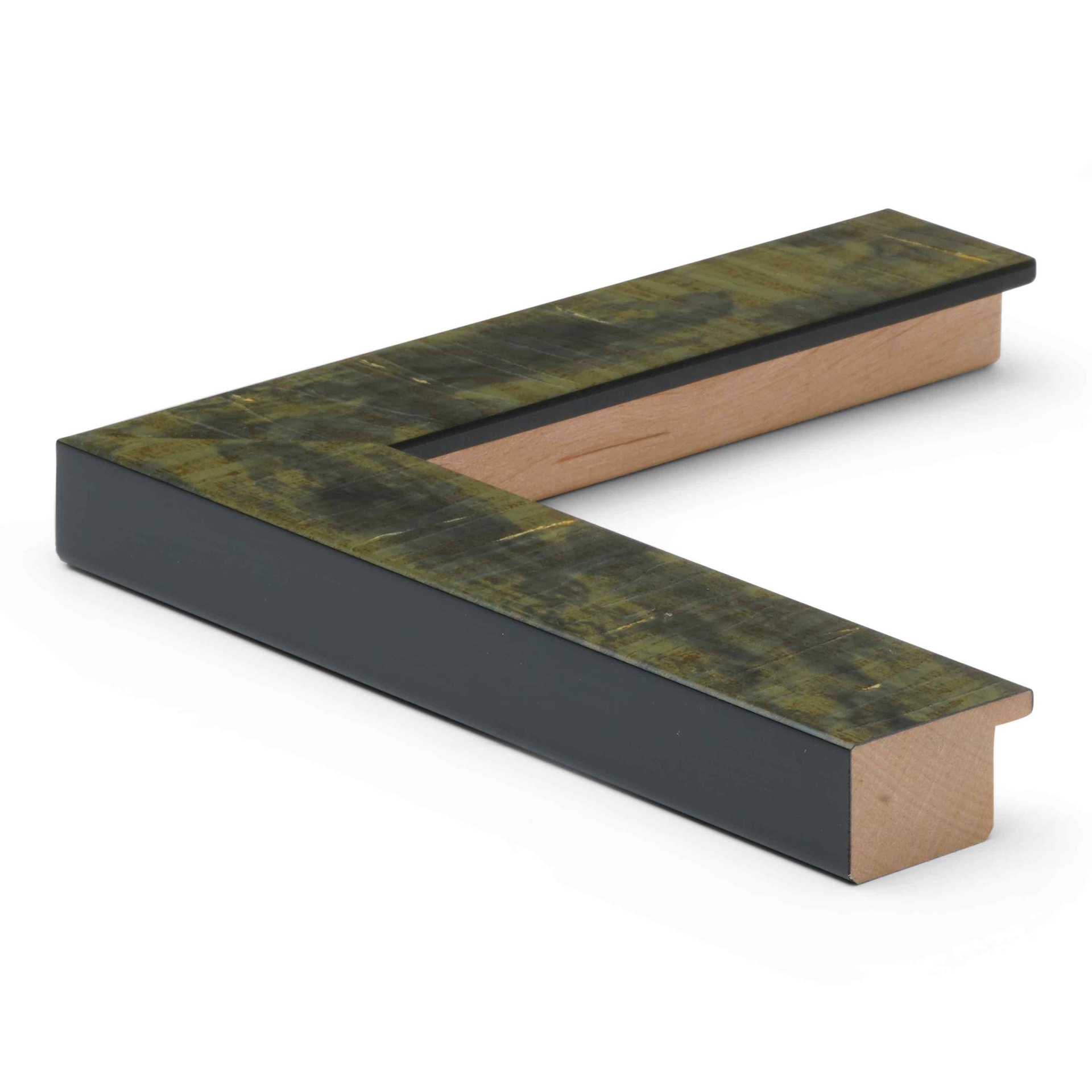 2642 - 1-1/4"  GREEN RUSTIC