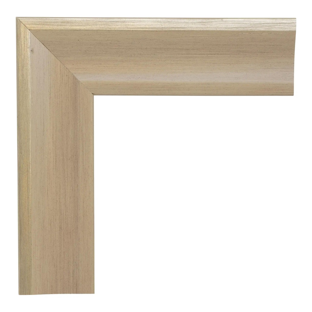 2713 - 1-1/2" Off-White w/Silver Lip