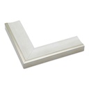 2712 - 1-1/2"  WHITE SILVER TRIM