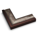 2756 - 2"  BURNISHED PEWTER