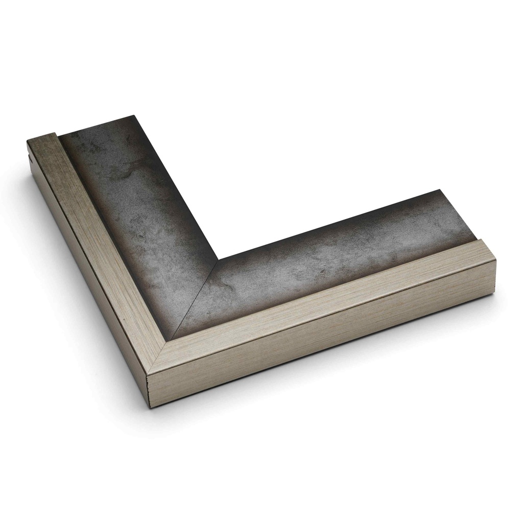 2757 - 2"  BURNISHED SILVER