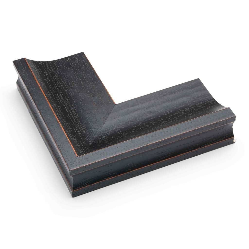 2786 - 2-3/4" WAVY BLACK