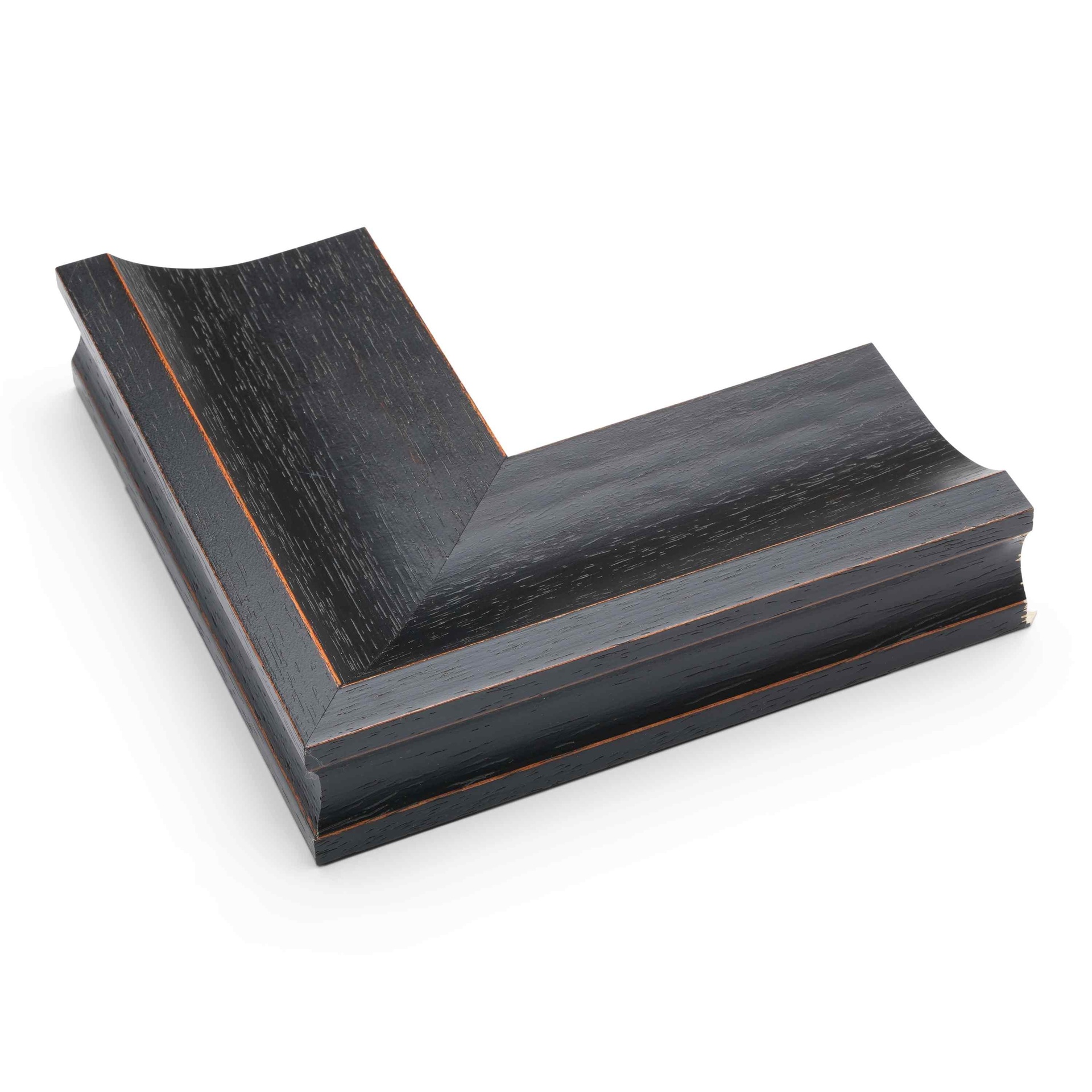 ~DISCONTINUED* - 2786 - 2-3/4" WAVY BLACK