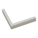 2816 - 5/8"  WHITE SCALLOP