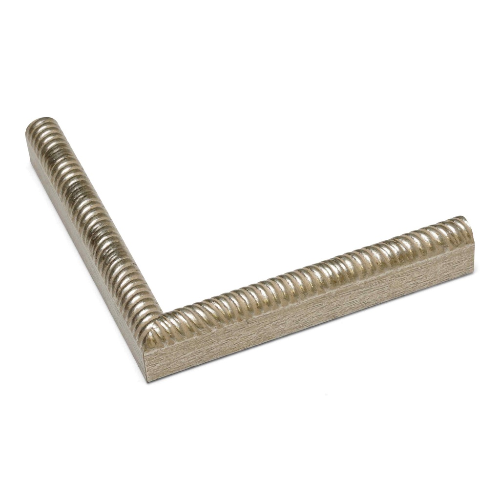 2821 - 5/8"  SILVER SPIRAL