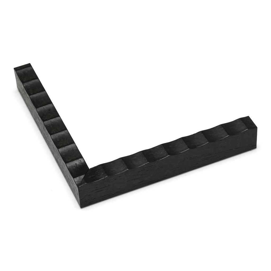 2822 - 5/8"  BLACK SCALLOP