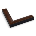 2868 1-1/4" DK. WALNUT VENEER