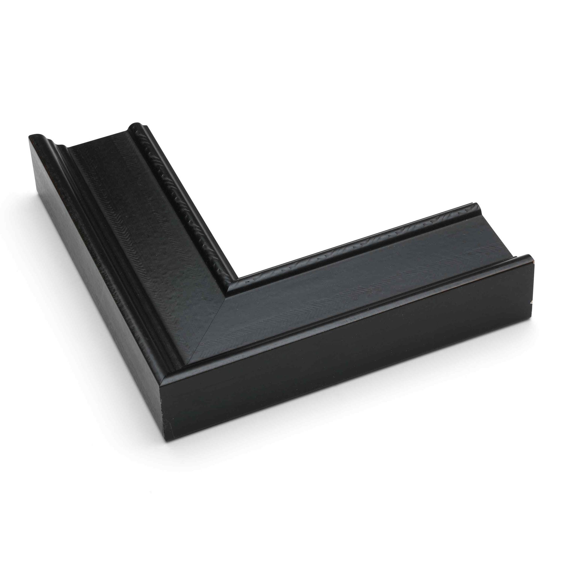 2906 - 2" BLACK TRADITIONAL