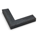 ~CLOSEOUT~ 2919 - 1-5/8"  BLK WIRE BRUSHED