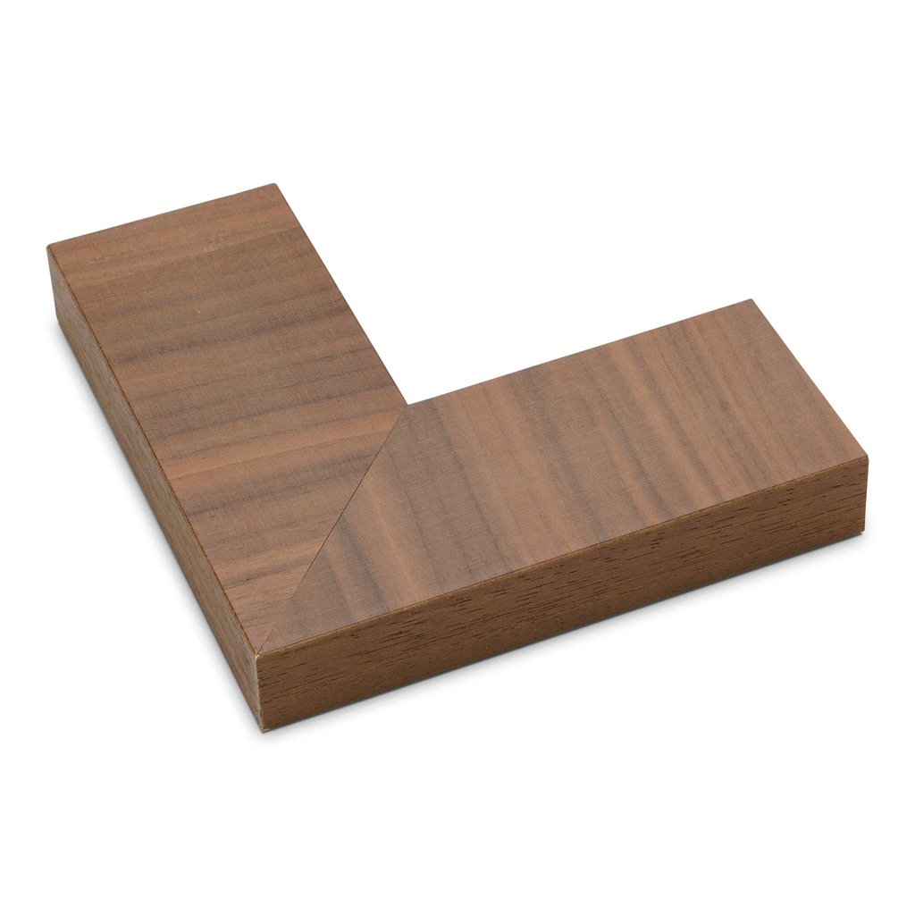 *CLOSEOUT* - 2932 - 2-1/2"  NAT. WALNUT VENEER