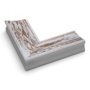 2935 - 2-1/2"  TAN DIST.WHITE WASH