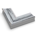 ~DISCONTINUED~ 2938 - 2-1/2"  BLK DIST. WHITE WASH