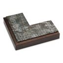 ~DISCONTINUED~ 2940 - 2-7/8" SIL/BLK TEXTURED