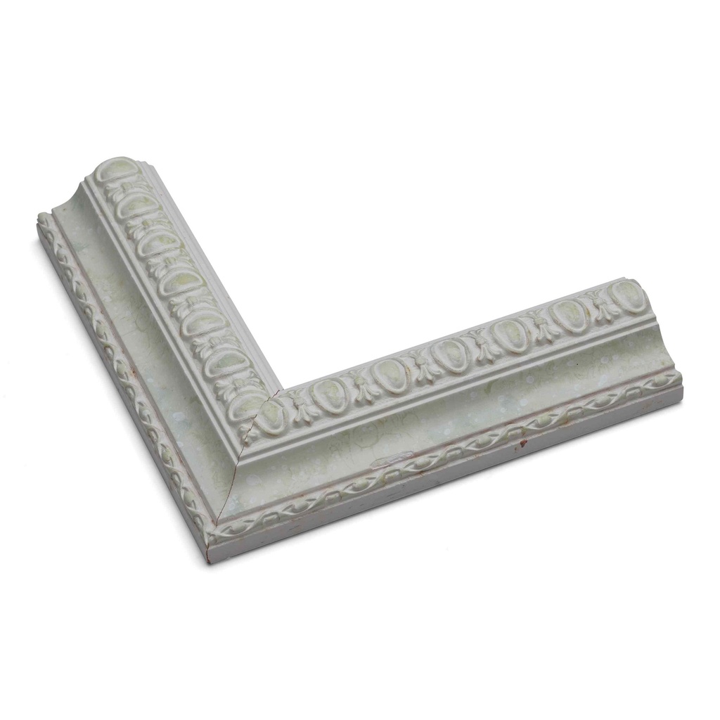 ~DISCONTINUED~ - 2549 - 1-1/2 WHITE W/LT.GRN PANEL