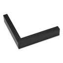 2987 - 1/2"  SATIN BLACK