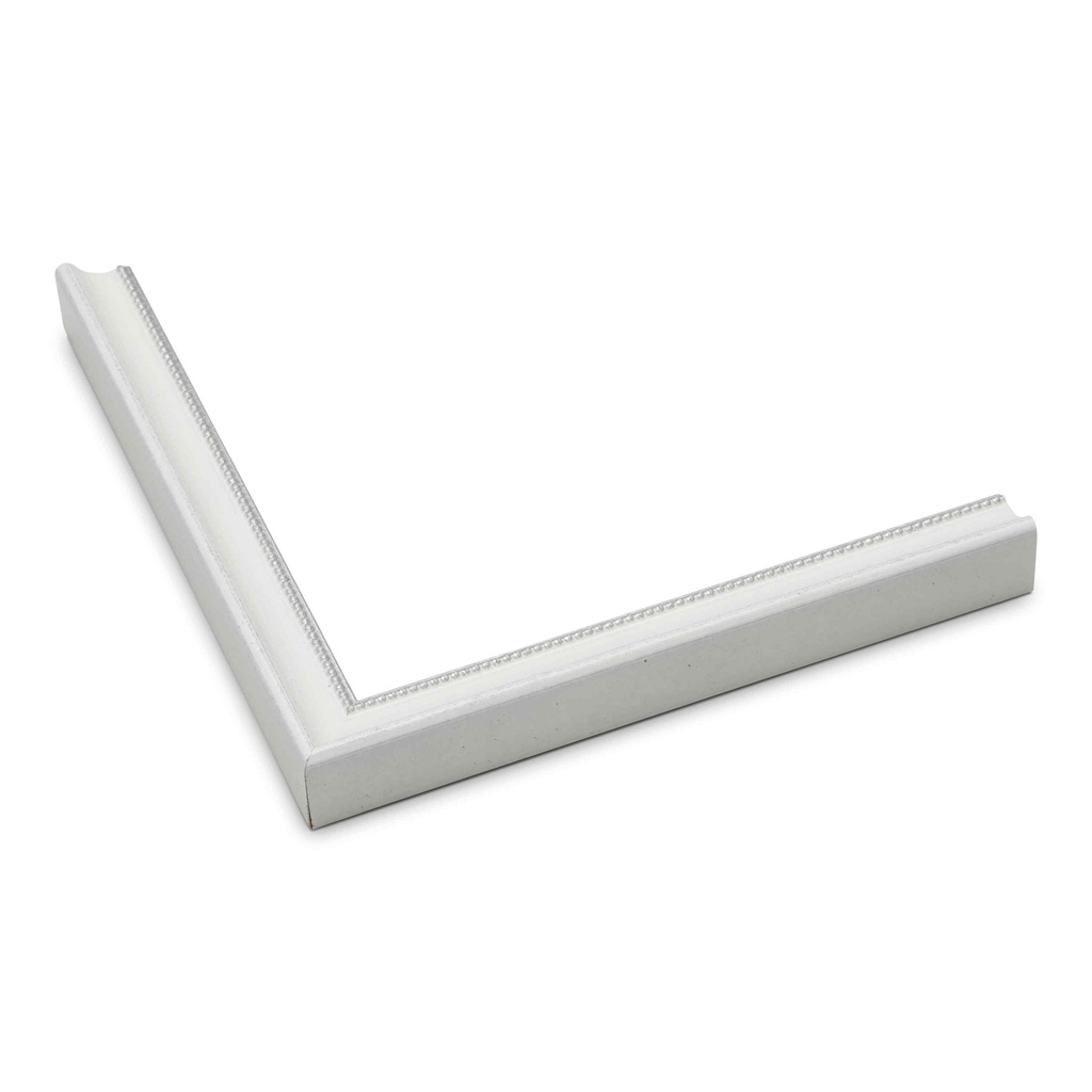 2997 - 1/2"  WHITE W/ BEAD