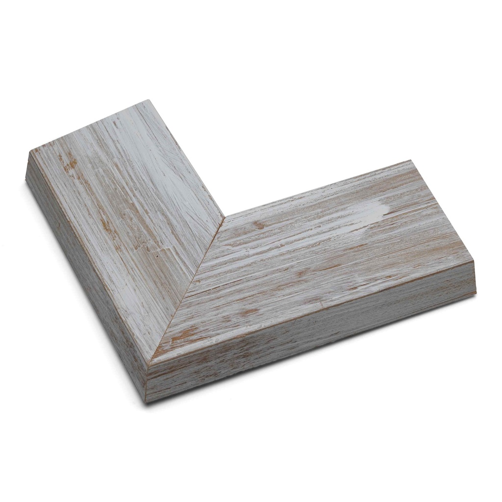 3015 - 2-1/2"  WHITE DISTRESSED