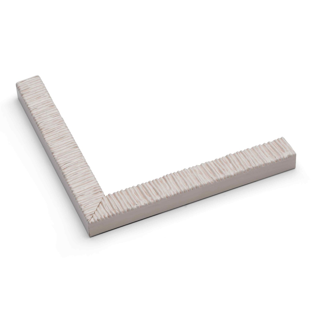 3021 -3/4"  WHITE TEXTURED LACQUER