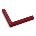 3024 - 3/4" RED TEXTURED LACQUER